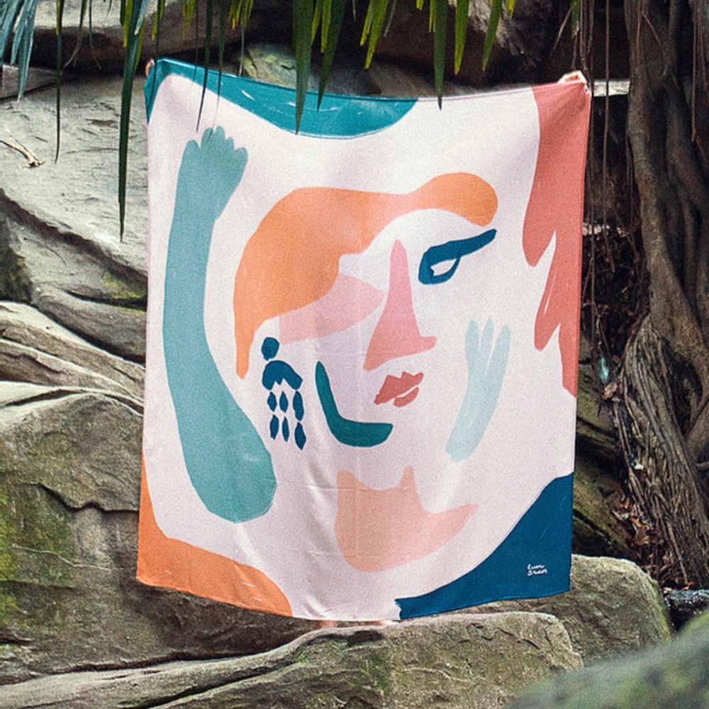 Colorful Beach  Sarong/Cover up